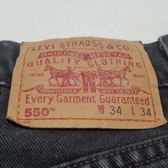 VINTAGE Black Levi's Jeans - Picture 12 of 12